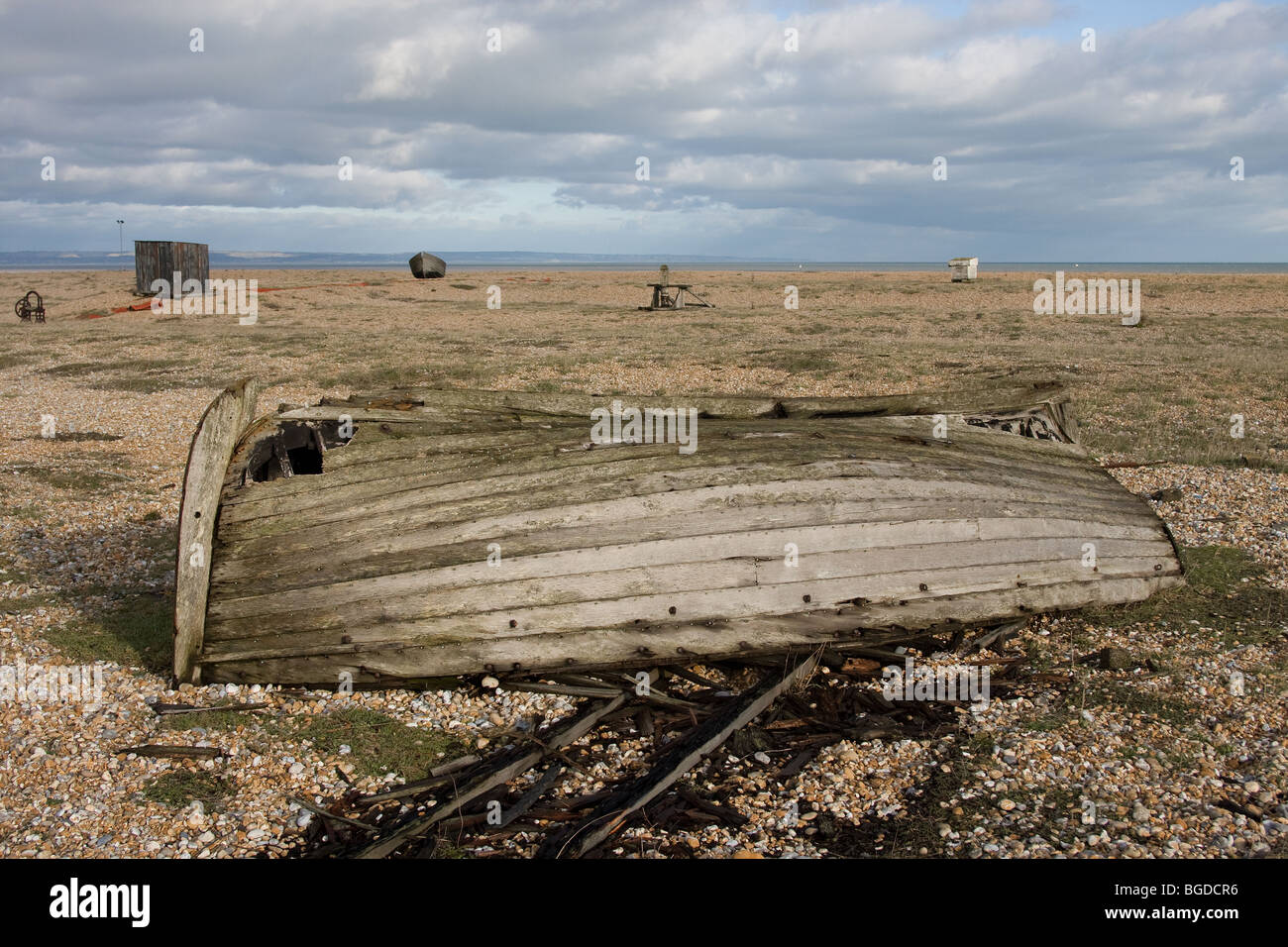 old abandoned fishing boat shipwreck wooden decay Stock Photo - Alamy