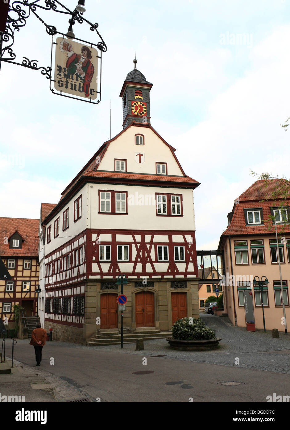 Old Town Hall, Neuenstein, Hohenlohe, BadenWuerttemberg, Germany