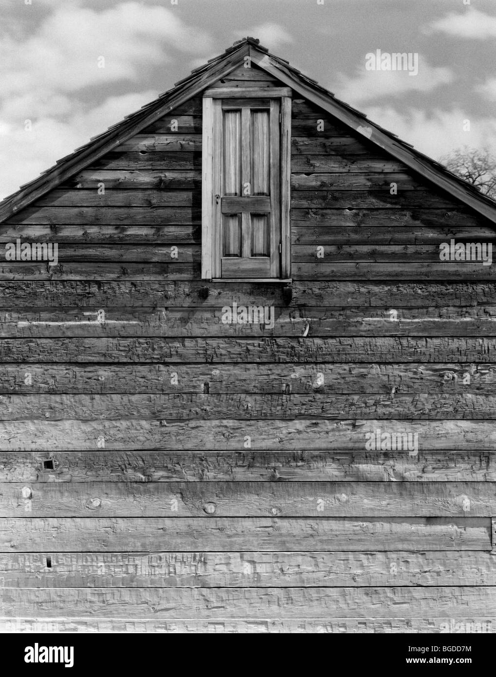 WASHINGTON - Door on old building. Stock Photo