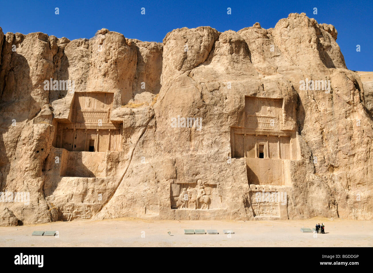 Tomb of King Artaxerxes I. and Darius I. at the Achaemenid burial site Naqshe Rostam, Rustam