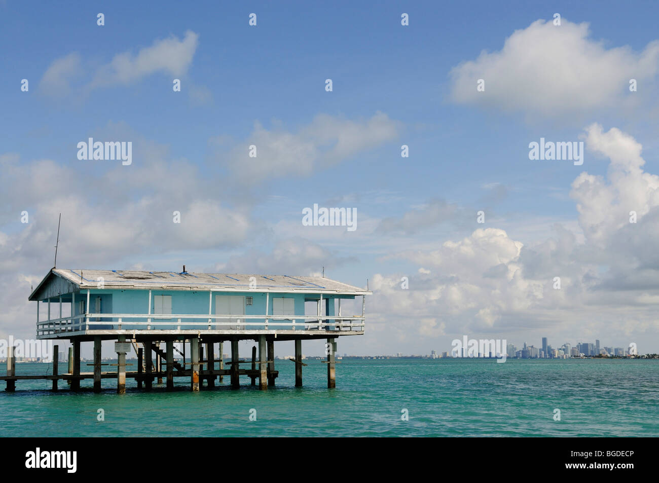 House on stilts, Miami, Florida, USA Stock Photo Alamy