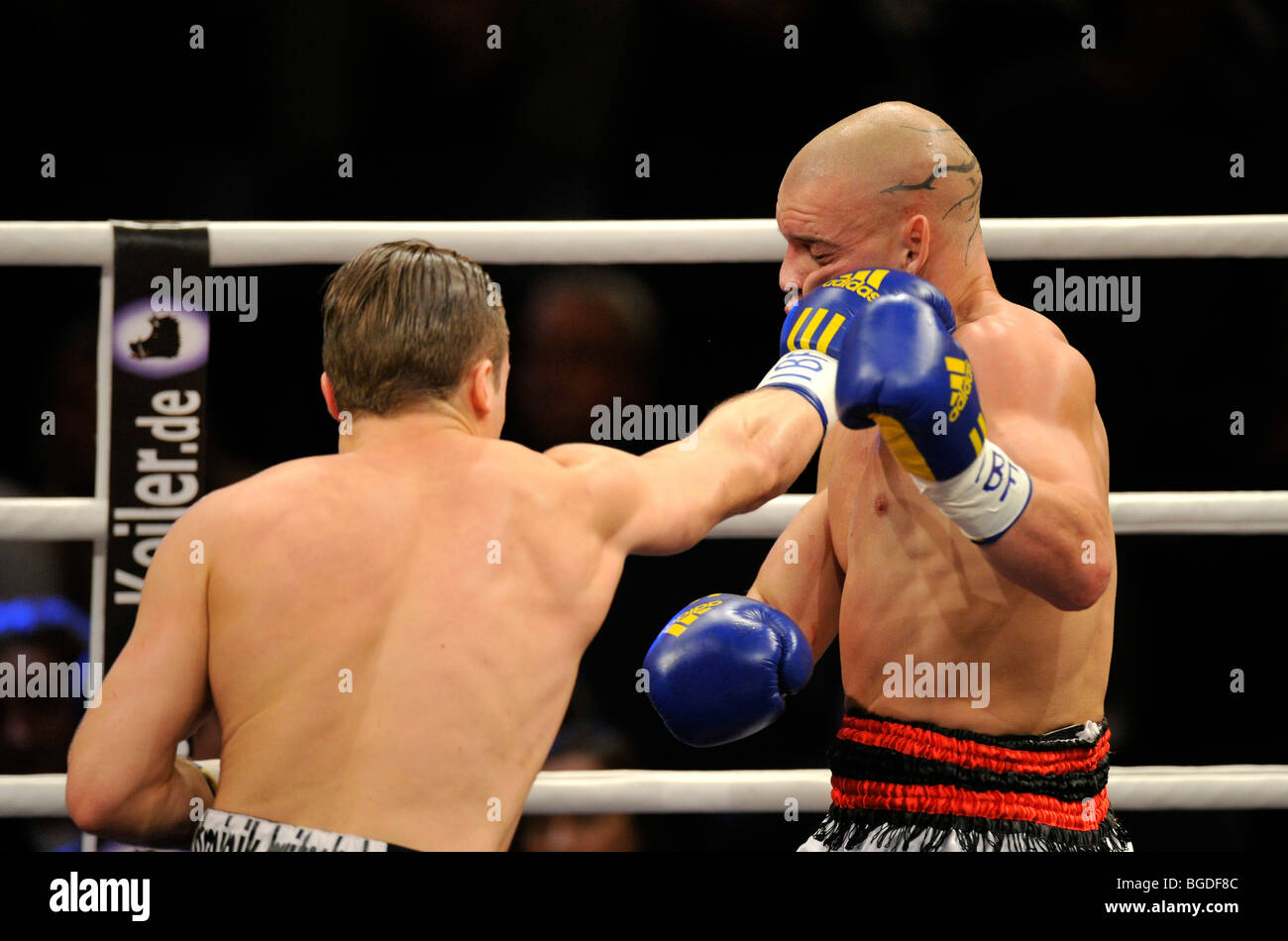 Boxing, middleweight, Dominik BRITSCH, GER, vs. Cleber Argente ALVES