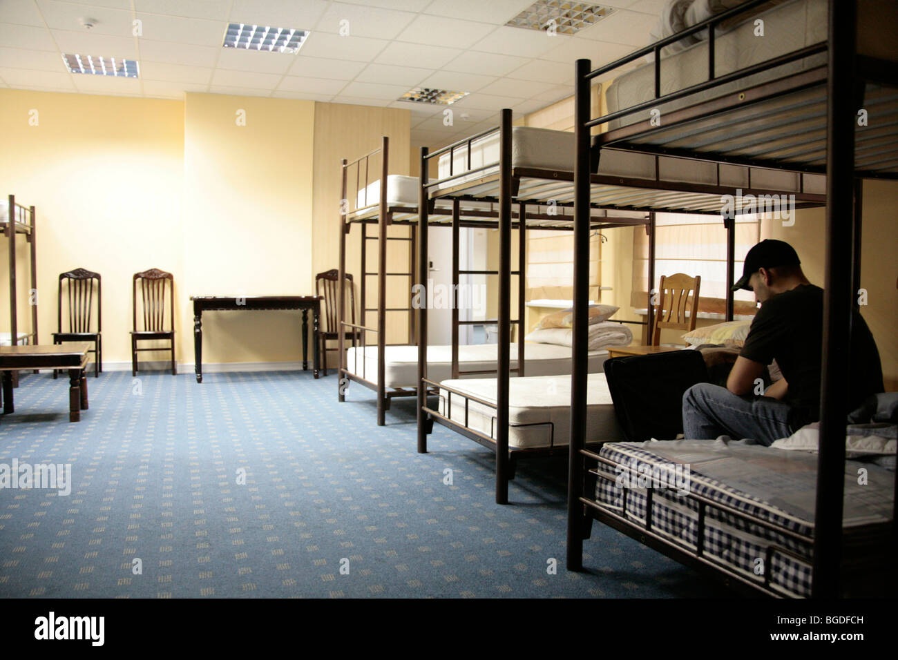 Young people in youth hostel hires stock photography and images Alamy