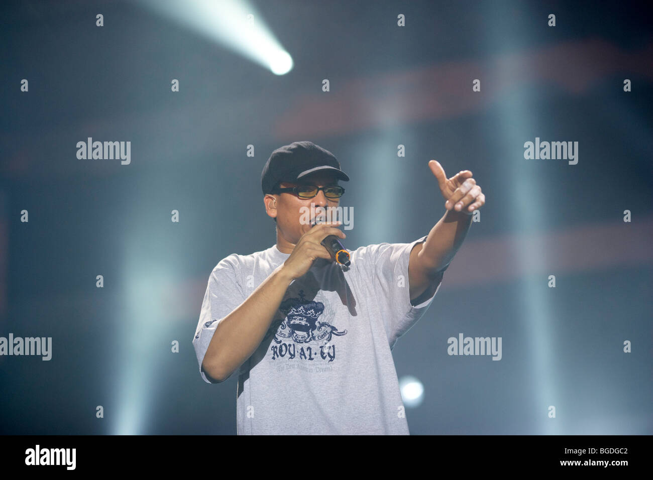 Xavier Naidoo, Soehne Mannheims Concert at the Koenig-Pilsener Arena in Oberhausen, North Rhine-Westphalia, Germany, Europe Stock Photo