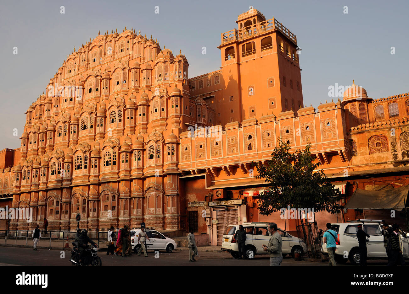 Hawa Mahal, Palace of Winds, Jaipur, Rajasthan, North India, India, South Asia, Asia Stock Photo