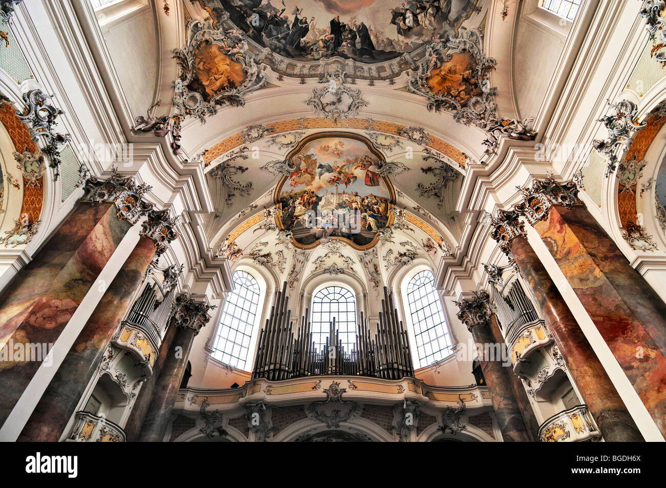 Organ, Basilica of the Benedictine Abbey in Ottobeuren, Bavaria, Germany,  Europe Stock Photo - Alamy, image size:1300x953