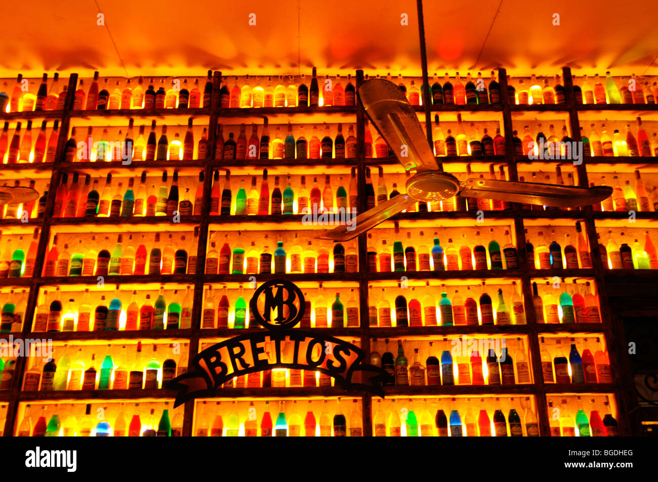 Brettos Bar, liqueurs, Plaka, Athens, Greece, Europe Stock Photo