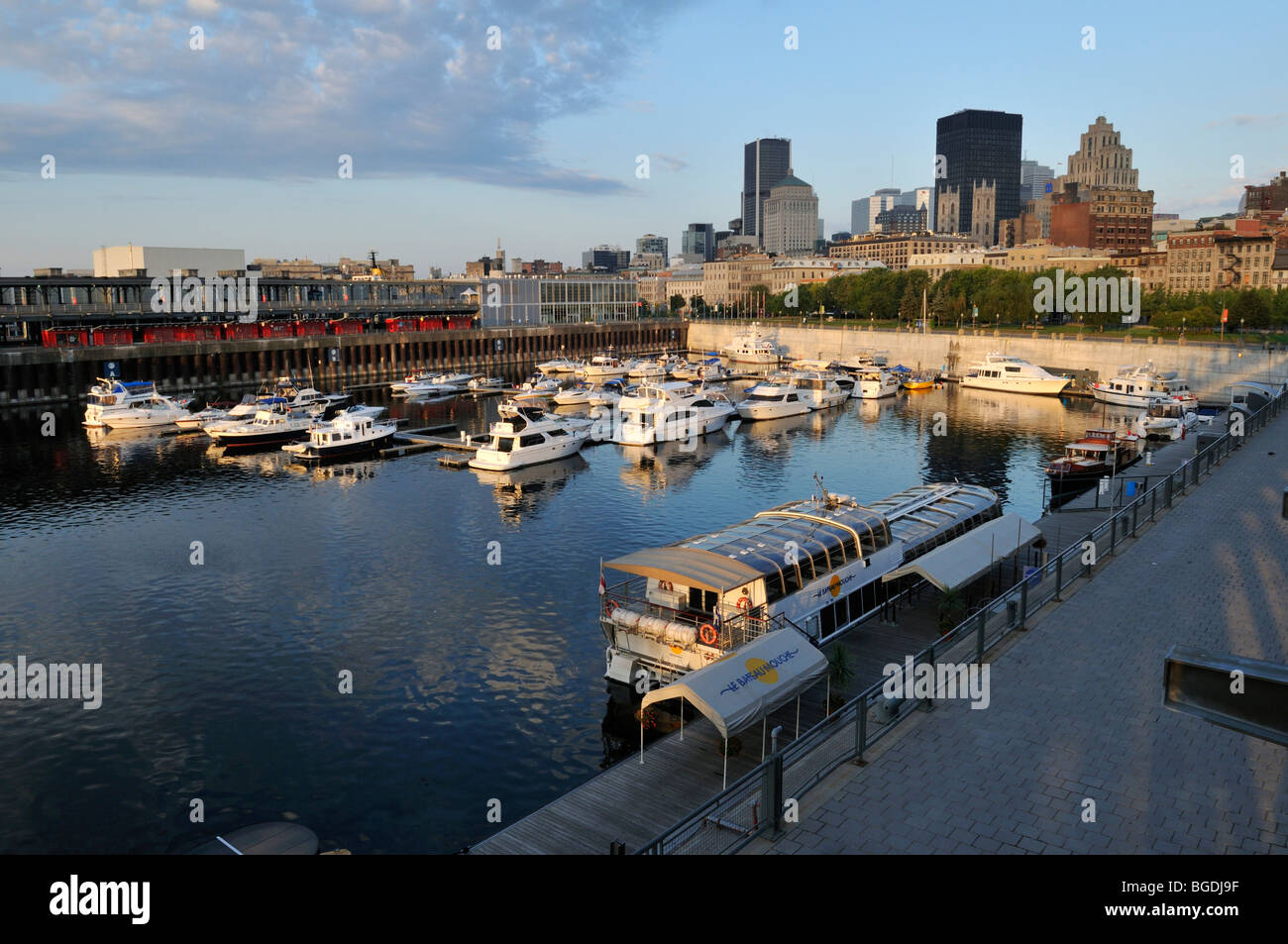 Vieux Port, Harbour of Montreal, Quebec, Canada, North America Stock