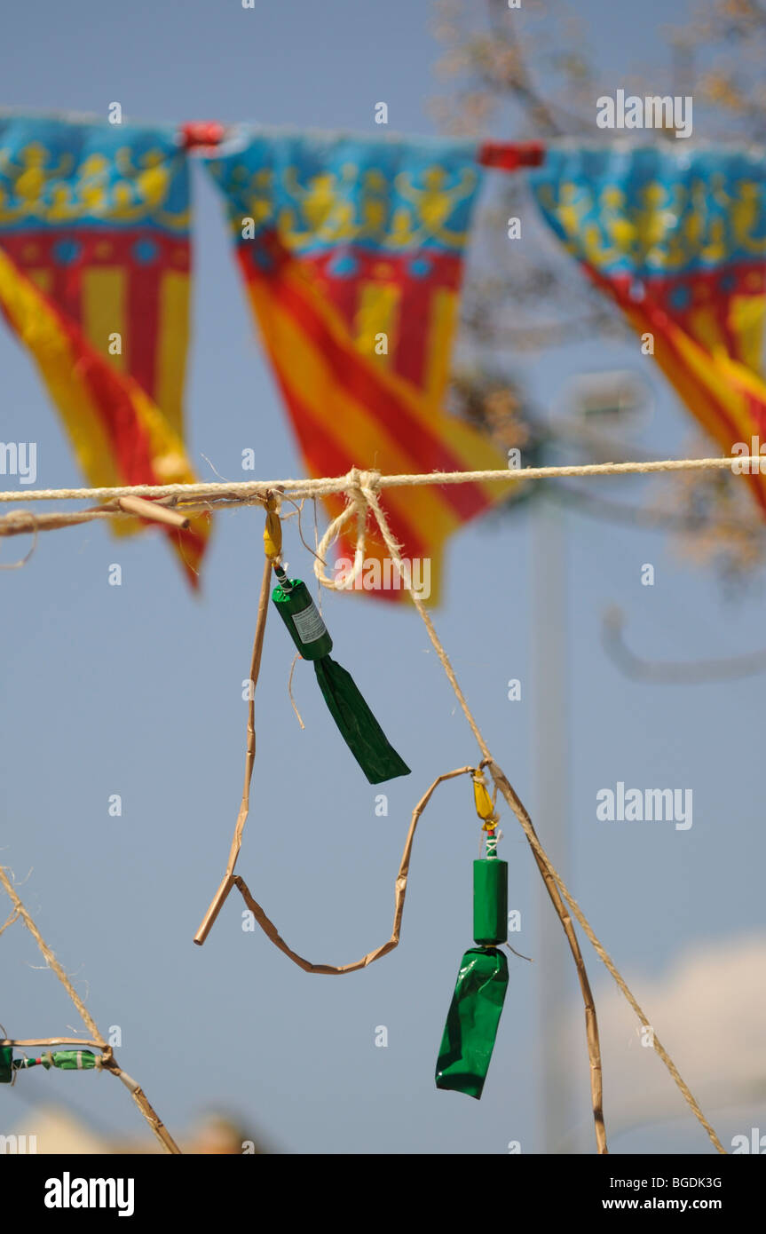 Firecrackers for "La Mascletà" (fireworks display). "Les Falles" (in