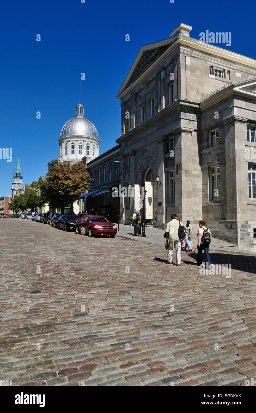 Historic Marche Bonsecours market, Vieux Port, old port of Montreal