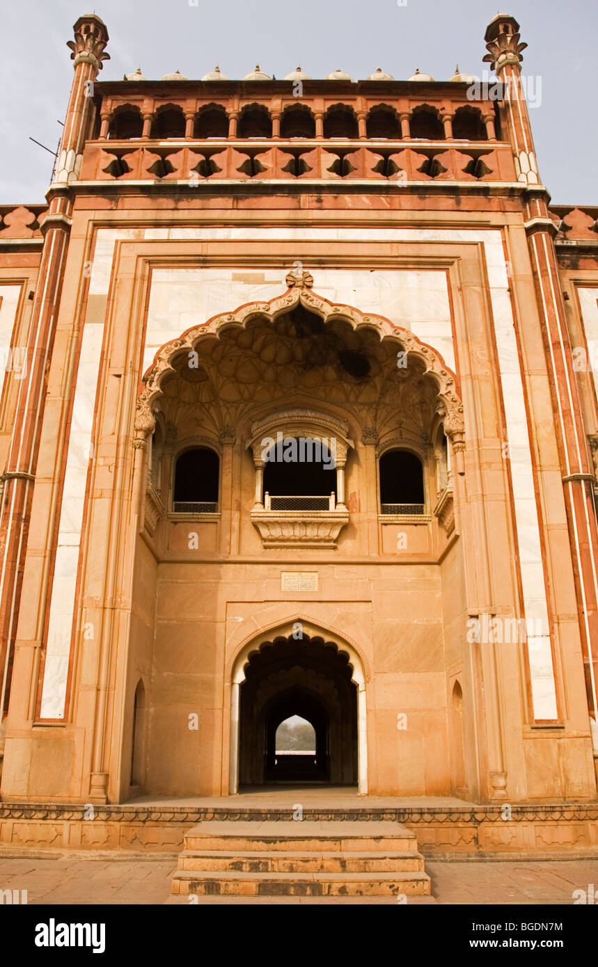 The entrance to Safdarjung's Tomb in Delhi, India. Stock Photo