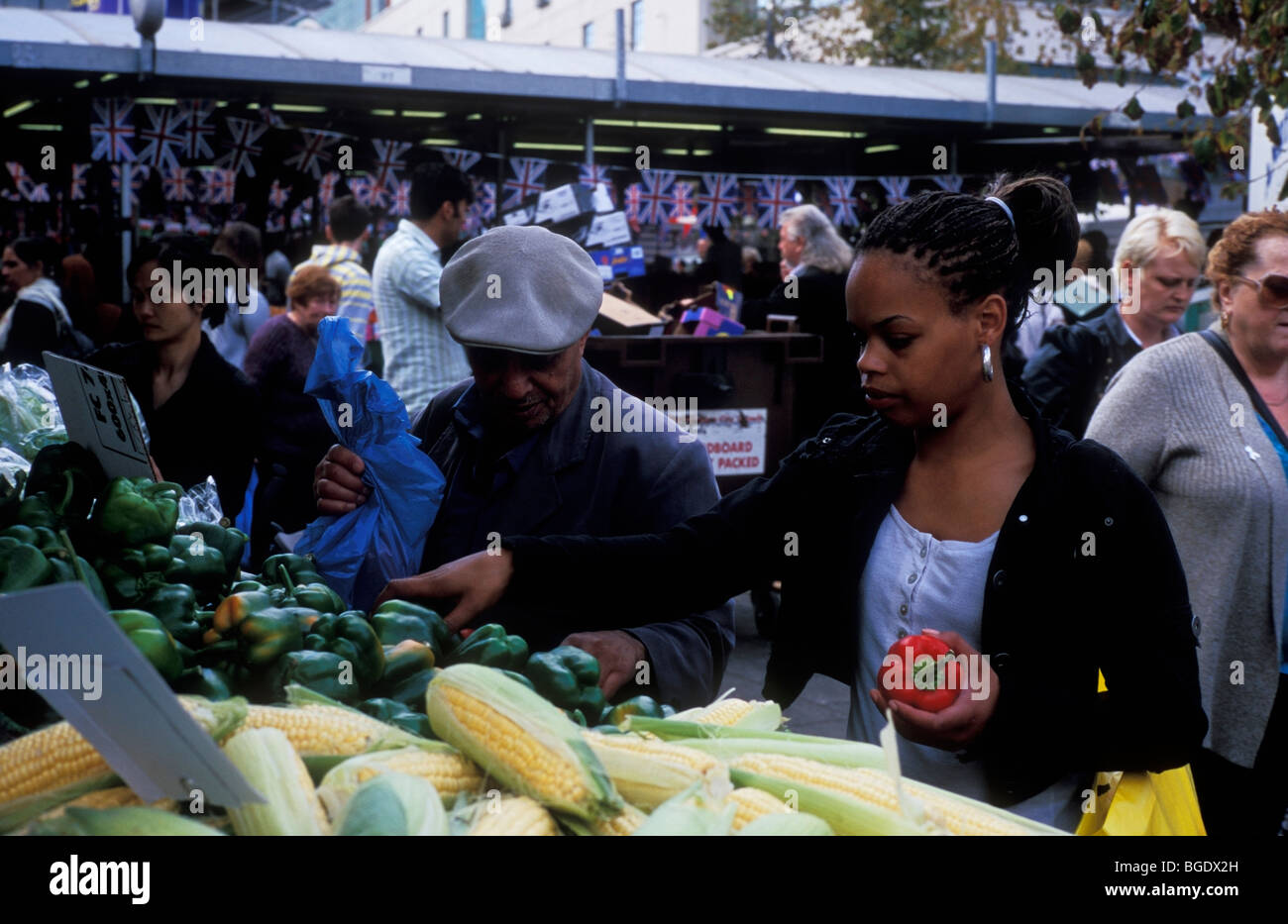 Birmingham Market Bull Ring Birmingham UK Stock Photo Alamy