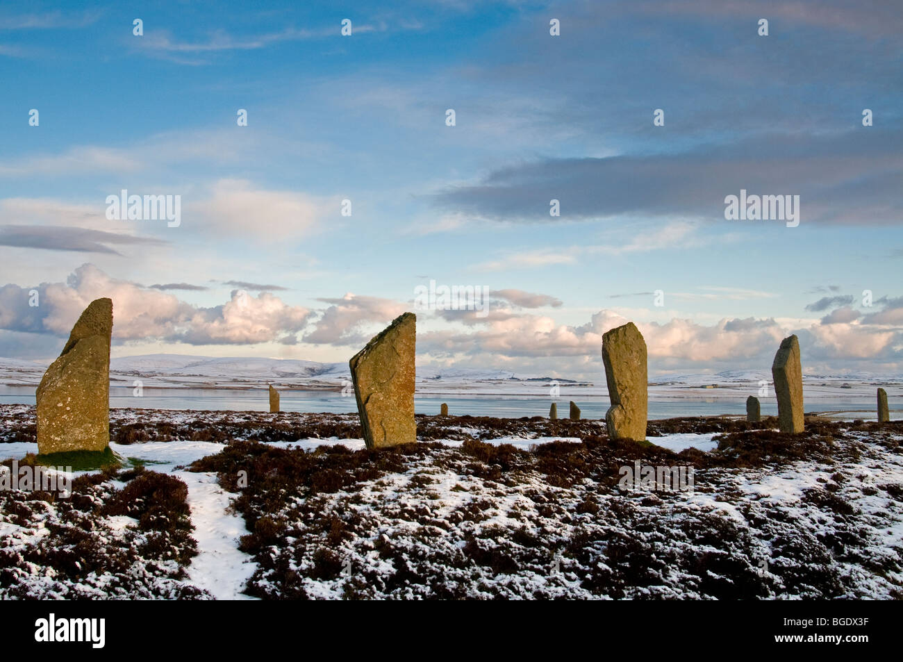 Ring of Brodgar Steness Mainland Orkney Highland Region Scotland. SCO
