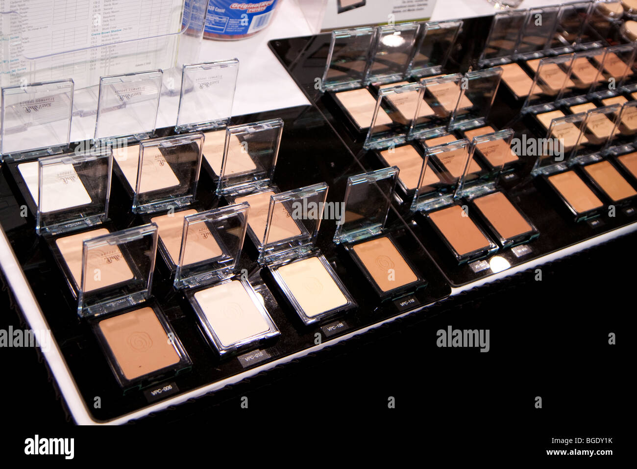 cosmetic product foundation powder makeup skin Stock Photo