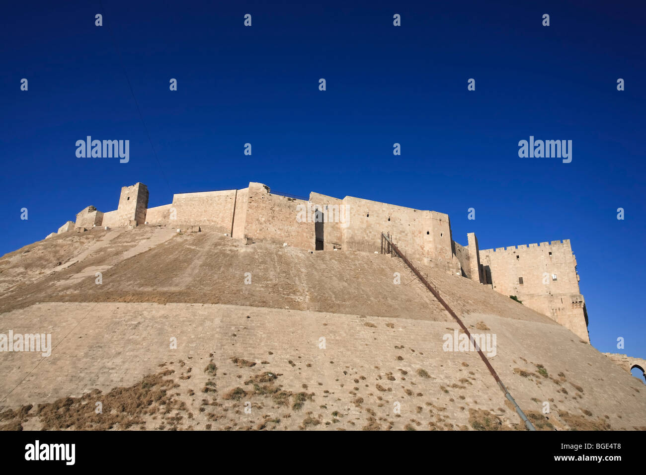 Syria, Aleppo, The Old Town (UNESCO Site), The Citadel Stock Photo