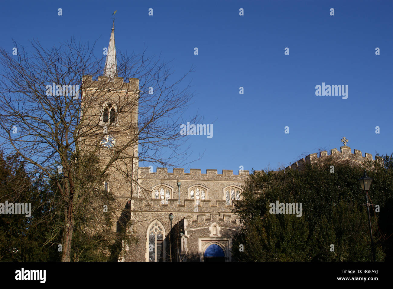 St. Mary the Virgin church, Ware, Hertfordshire, England Stock Photo ...