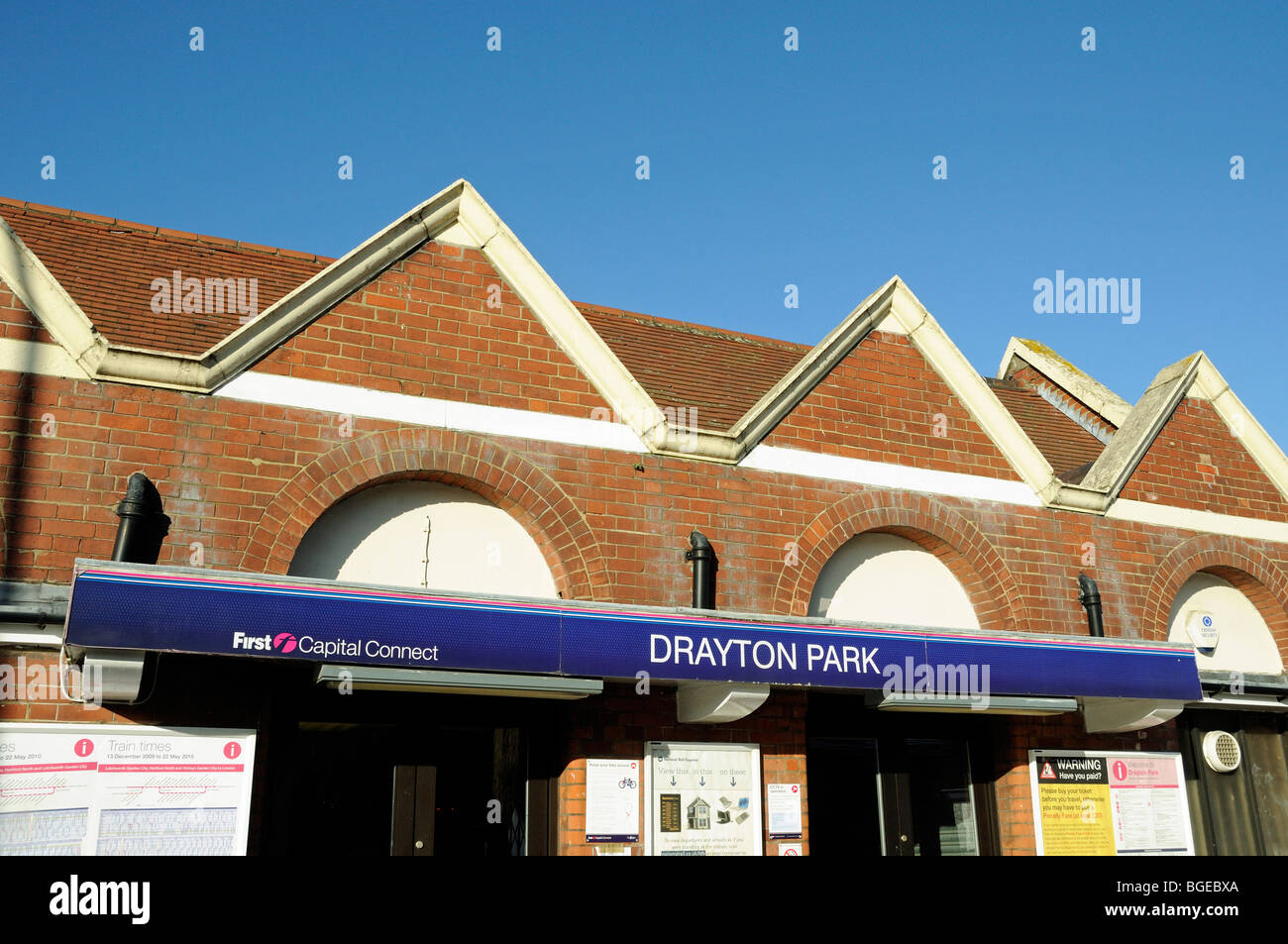 Drayton Park Station Highbury London Borough of Islington England UK