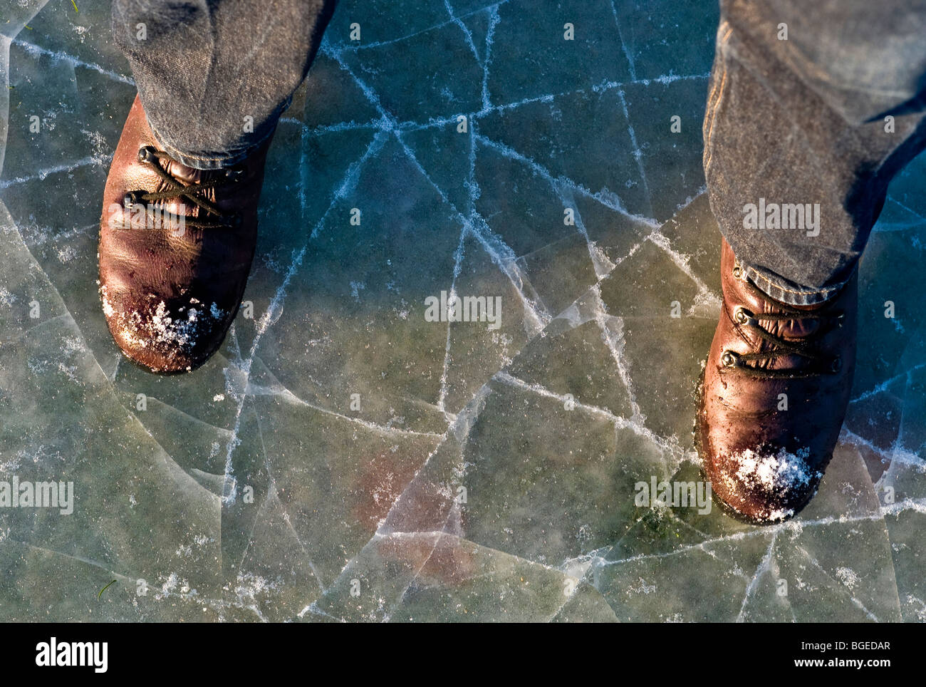 On thin ice hi-res stock photography and images - Alamy