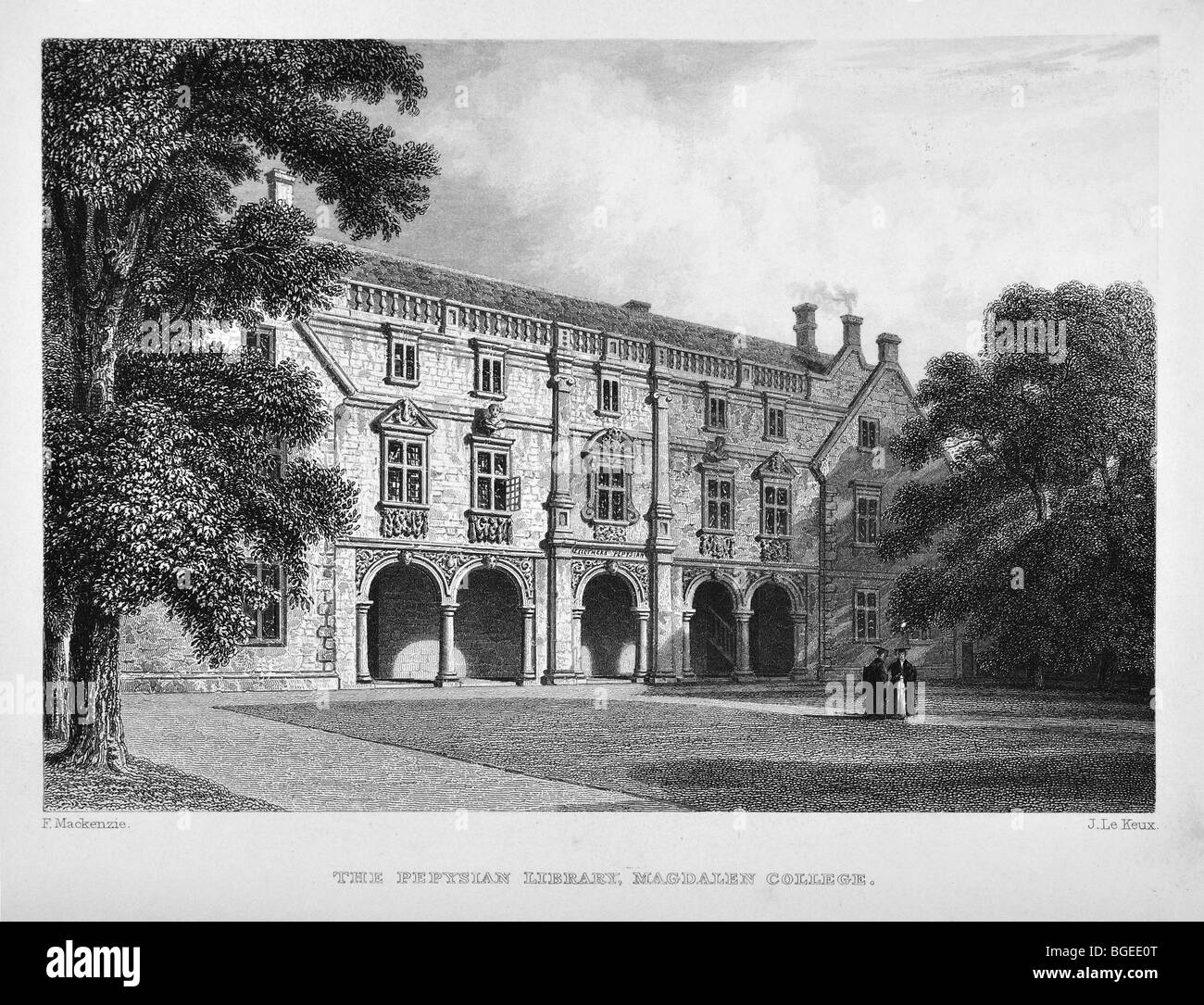 The Pepysian Library, Magdalene College, Cambridge – Pepys Building Stock Photo
