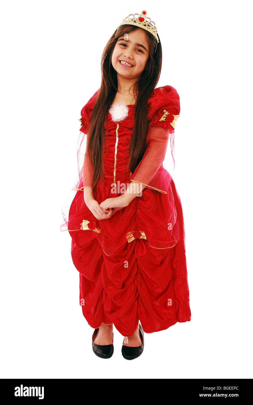 Young child dressing up Stock Photo Alamy