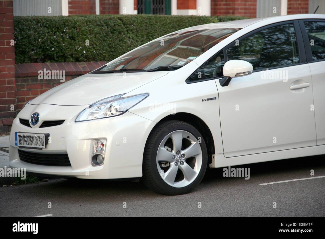 2009 Model Toyota Prius Hybrid Car London Stock Photo Alamy