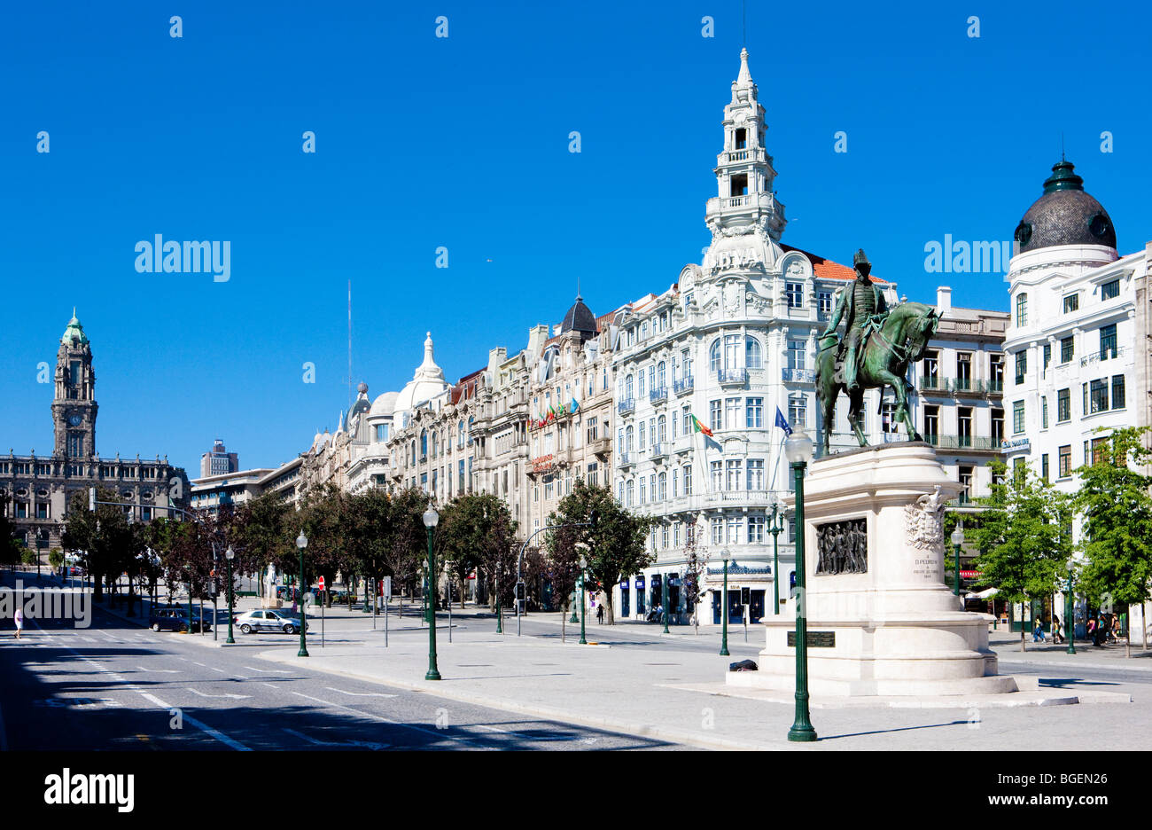 Praça da liberdade porto hi-res stock photography and images - Alamy