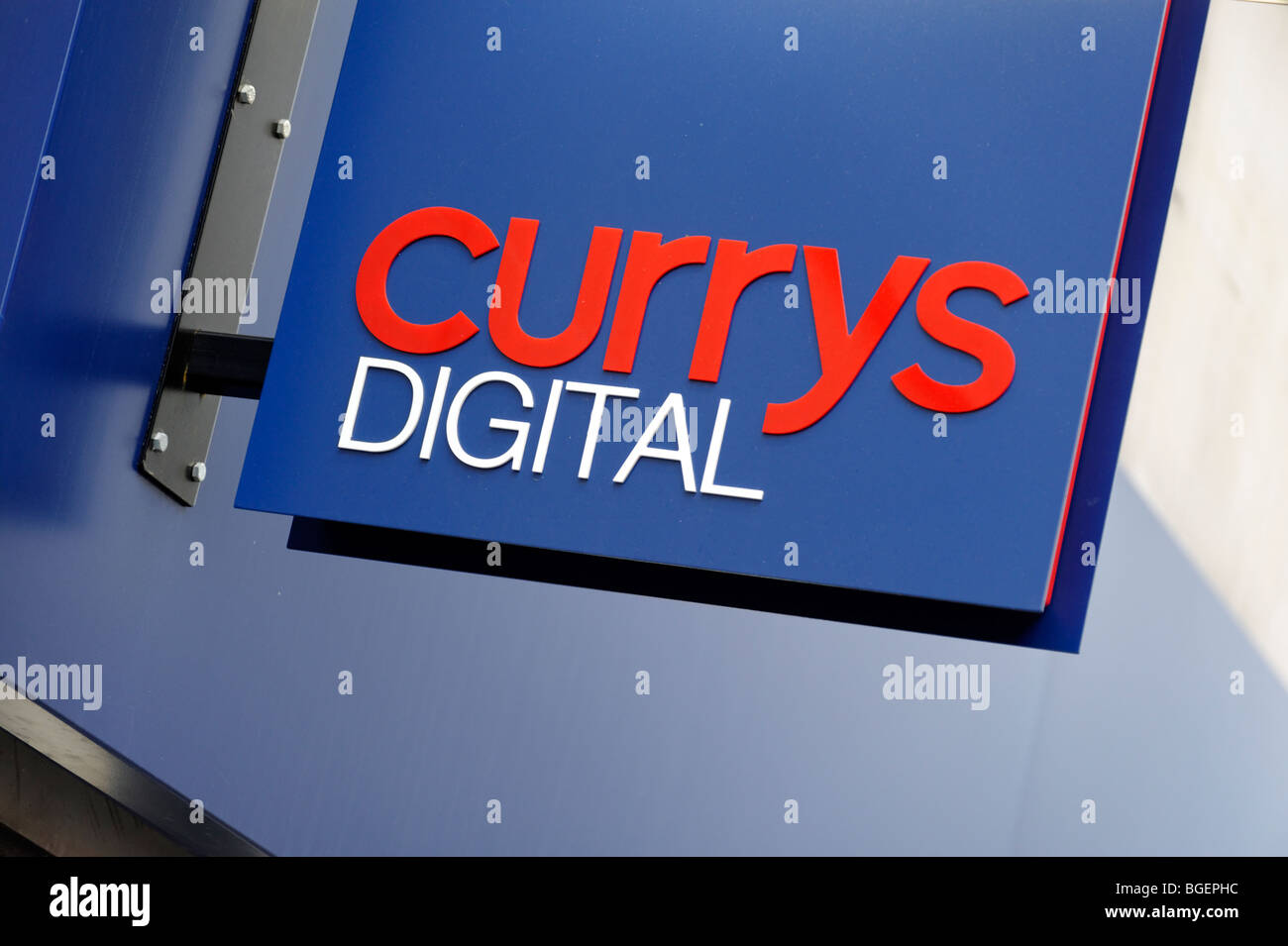 Currys Digital sign. London. UK 2009 Stock Photo