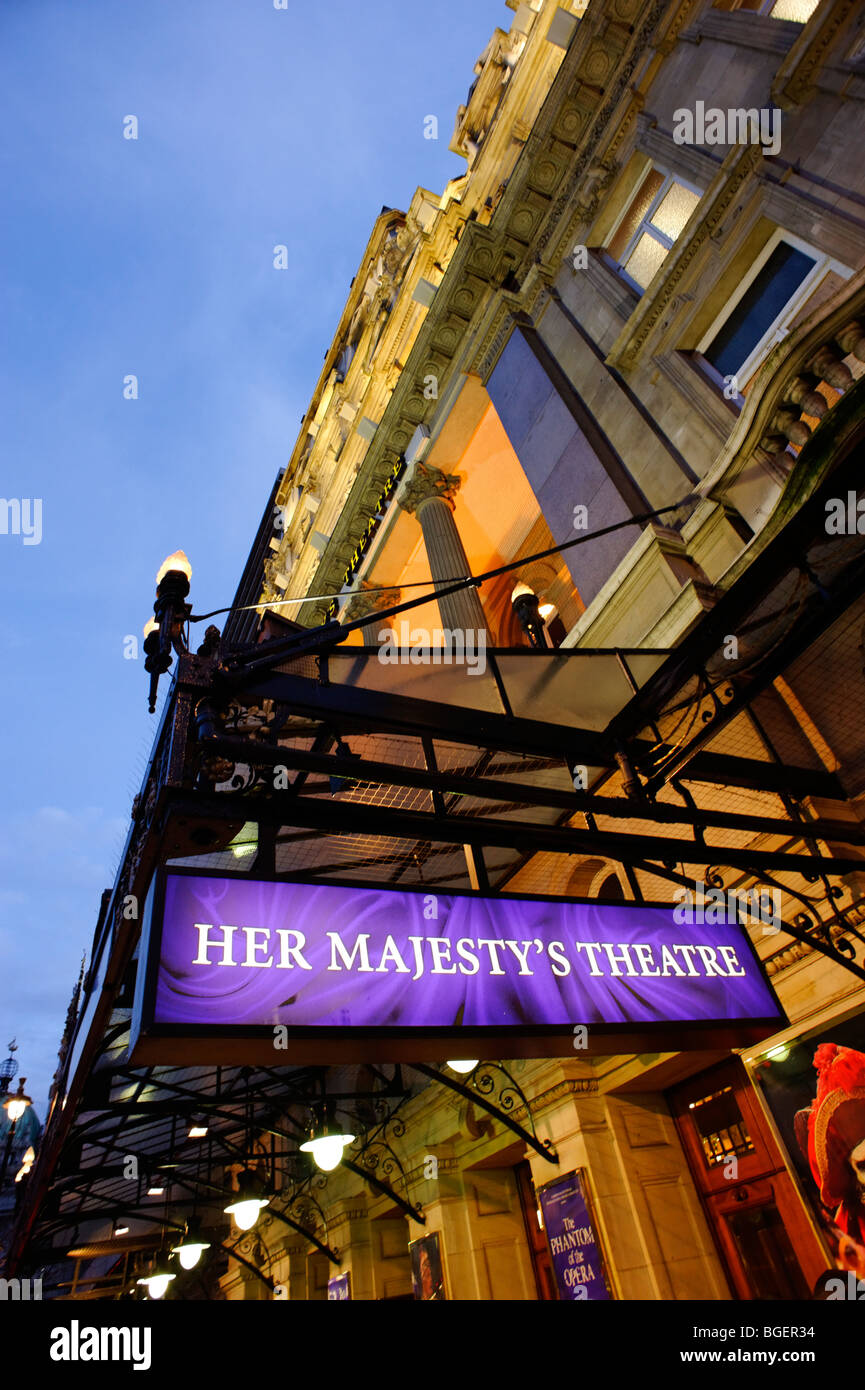 Her Majesty's Theatre. London. UK 2009 Stock Photo