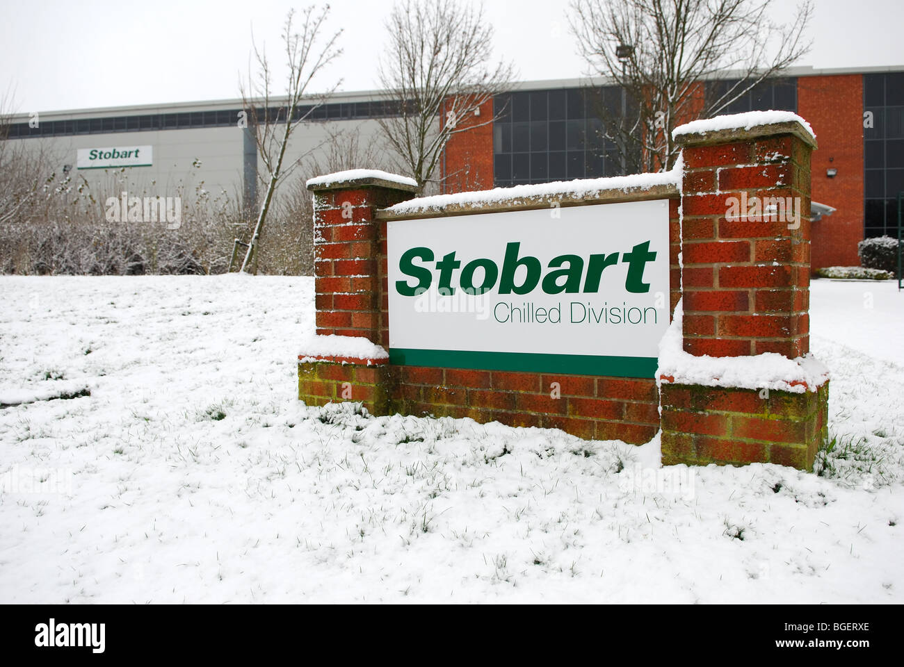 Stobart chilled division Warehouse. Stock Photo