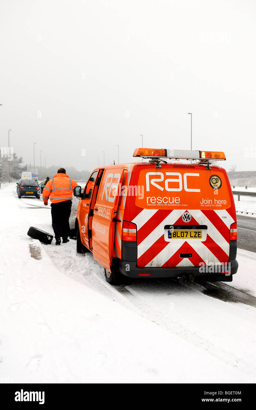 RAC.Royal Automobile Association.rescue vehicle . Stock Photo