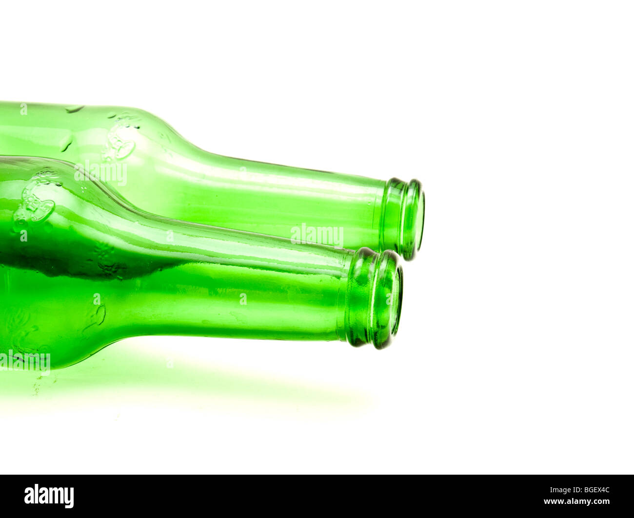 empty bottles of beer Stock Photo Alamy