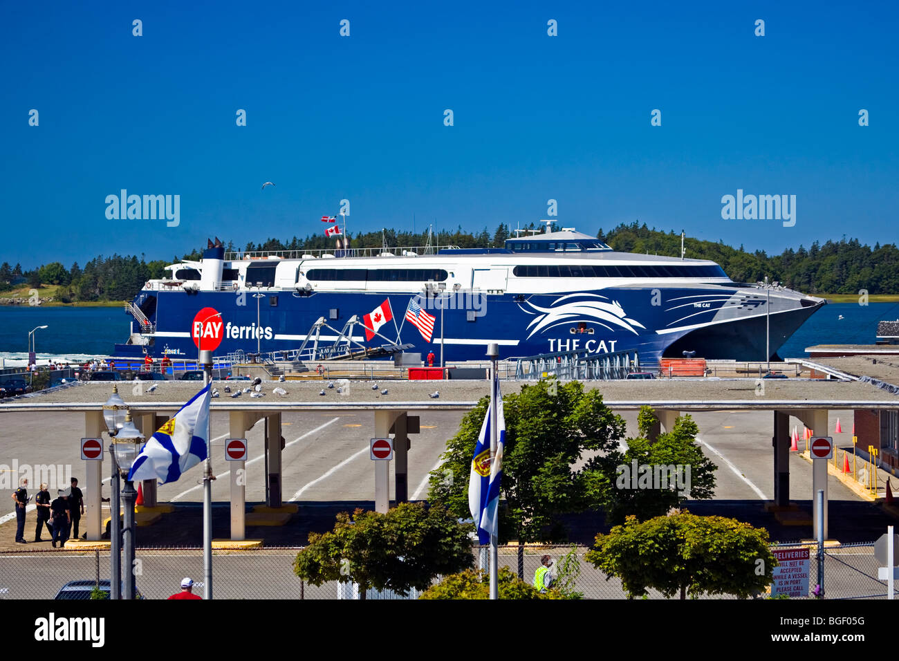 Yarmouth customs border terminal north hires stock photography and