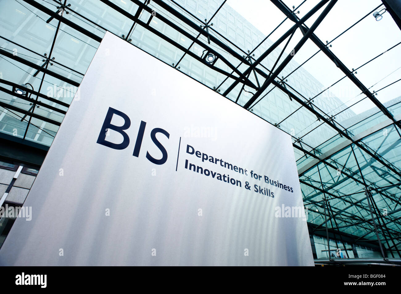 BIS. Department for Business Innovation & Skills. London. UK 2009. Stock Photo