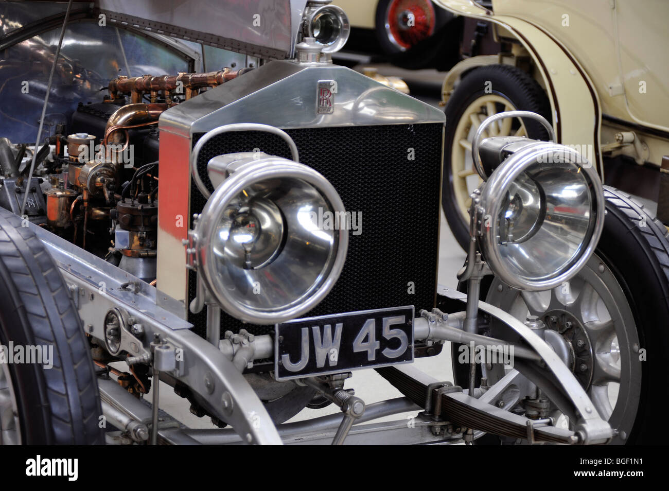 Rolls-Royce 1911, Silver Ghost, 40/50 HP, 6 cylinders,7248 cc,British production, Autoworld museum,Park of Fiftieth, Brussels Stock Photo