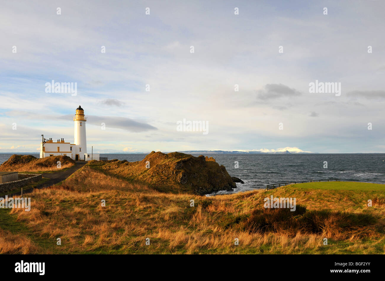 Turnberry Lighthouse, Ailsa Course, Turnberry, Scotland, UK Stock Photo
