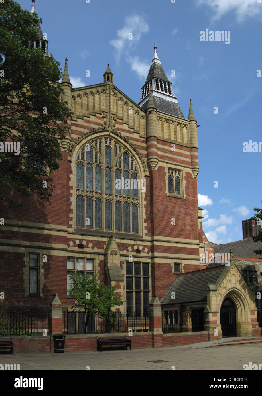 Great Hall of Leeds University Yorkshire UK Stock Photo