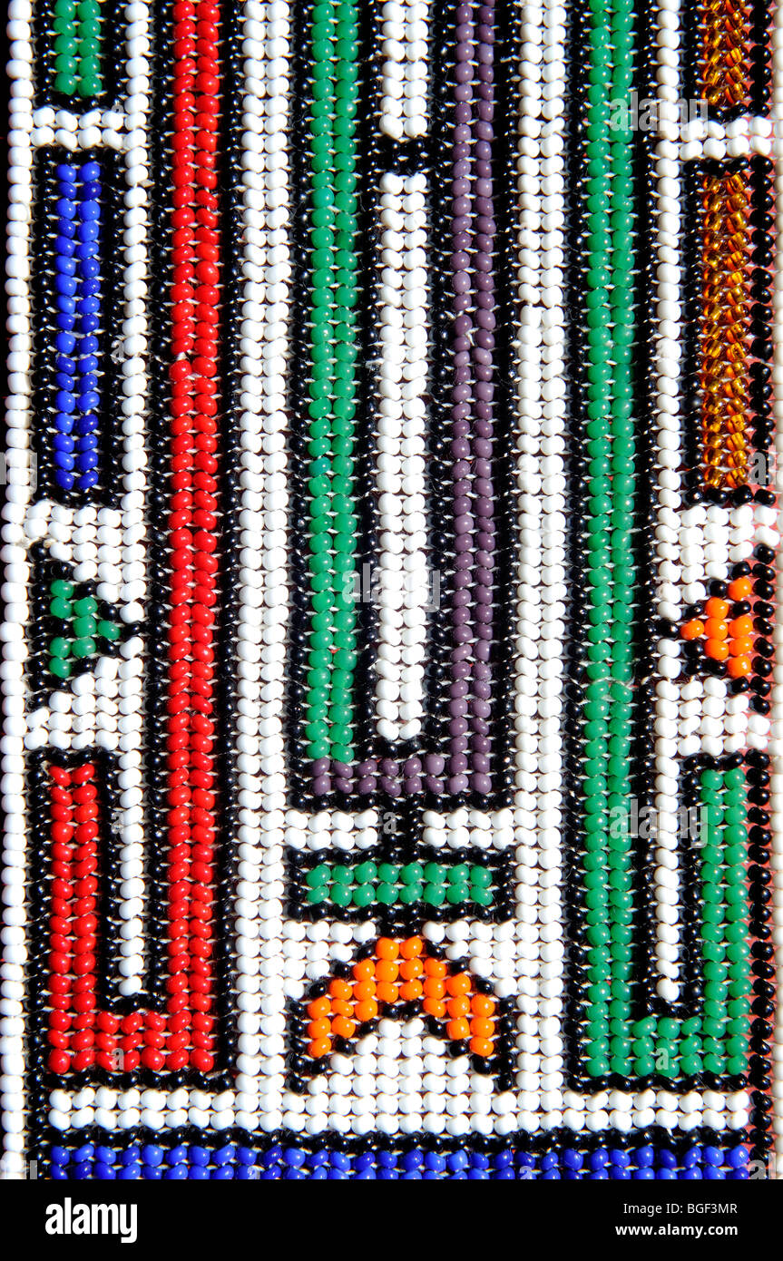 Ndebele beadwork, South Africa Stock Photo