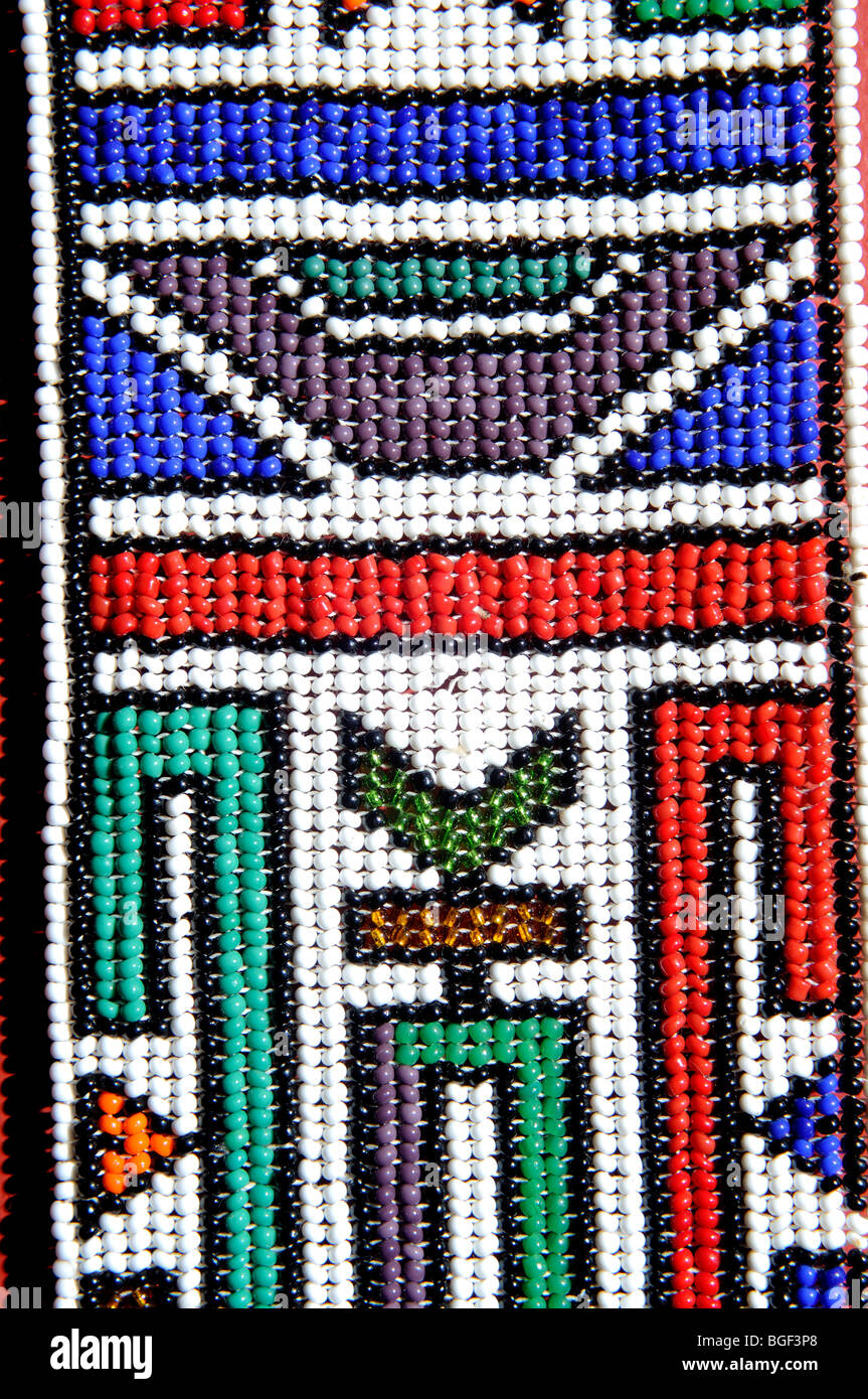 Ndebele beadwork, South Africa Stock Photo