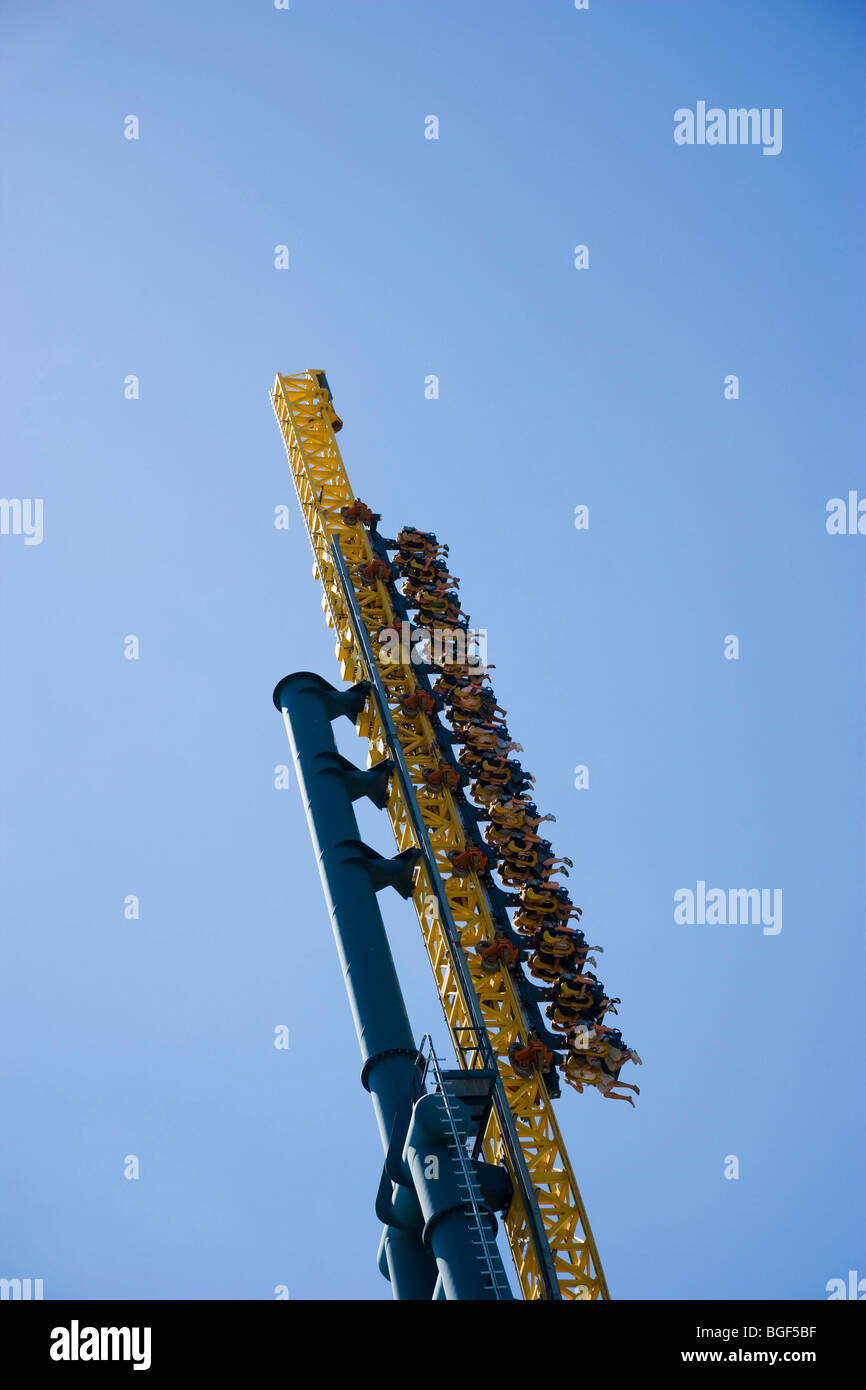 X2 Roller Coaster Drop