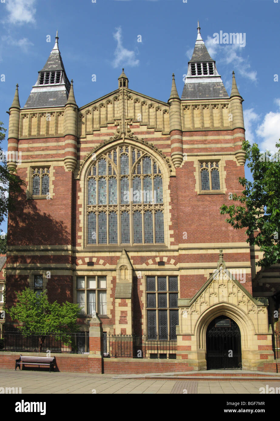 Great Hall of Leeds University Yorkshire UK Stock Photo Alamy