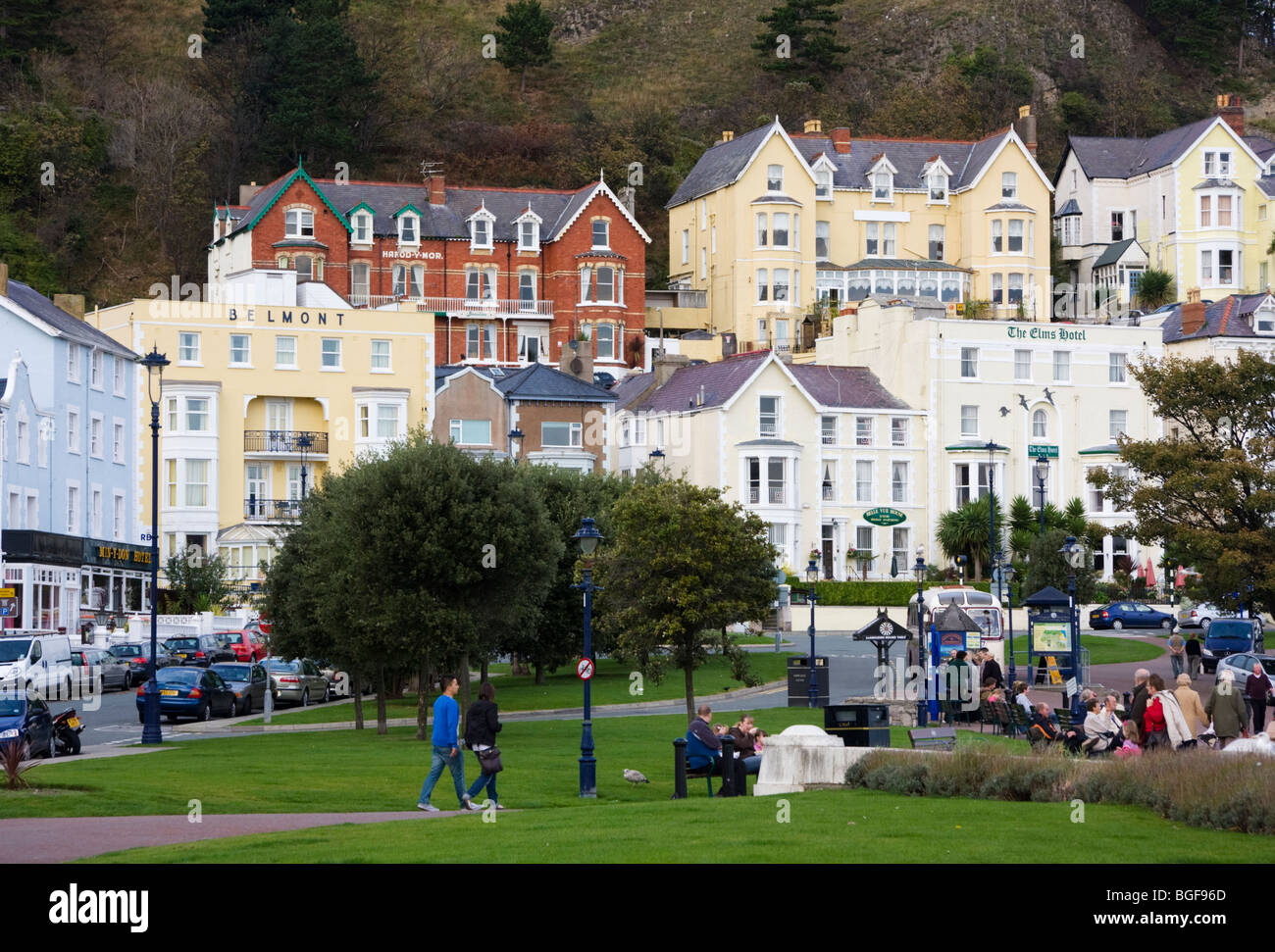North Parade, Llandudno, Wales, Autumn 2009 Stock Photo Alamy