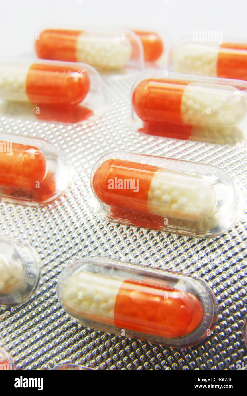 Acetylsalicylic Acid Aspirin capsules in blister pack Stock Photo Alamy