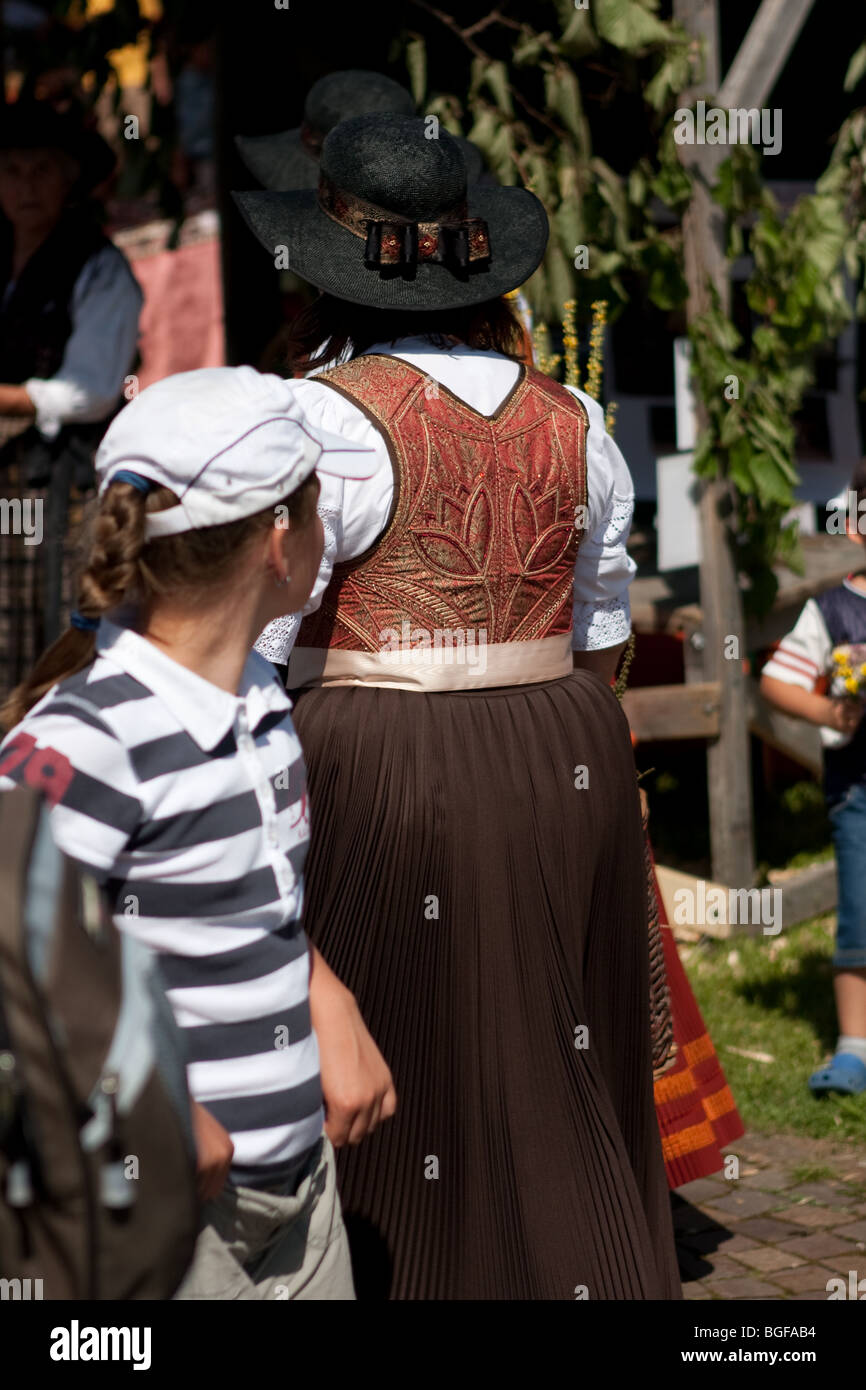People in traditional dress in Bavaria, Germany Stock Photo - Alamy