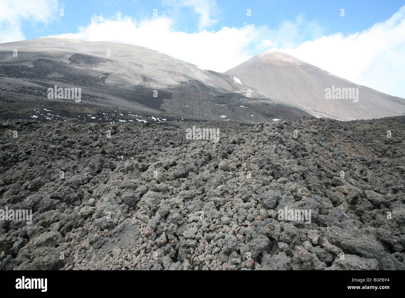 Mount Etna Sicily Italy volcano Stock Photo - Alamy