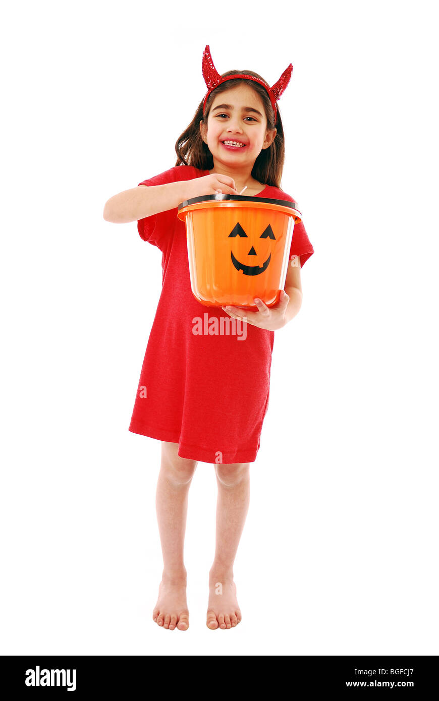 Young child dressed for Halloween Stock Photo - Alamy