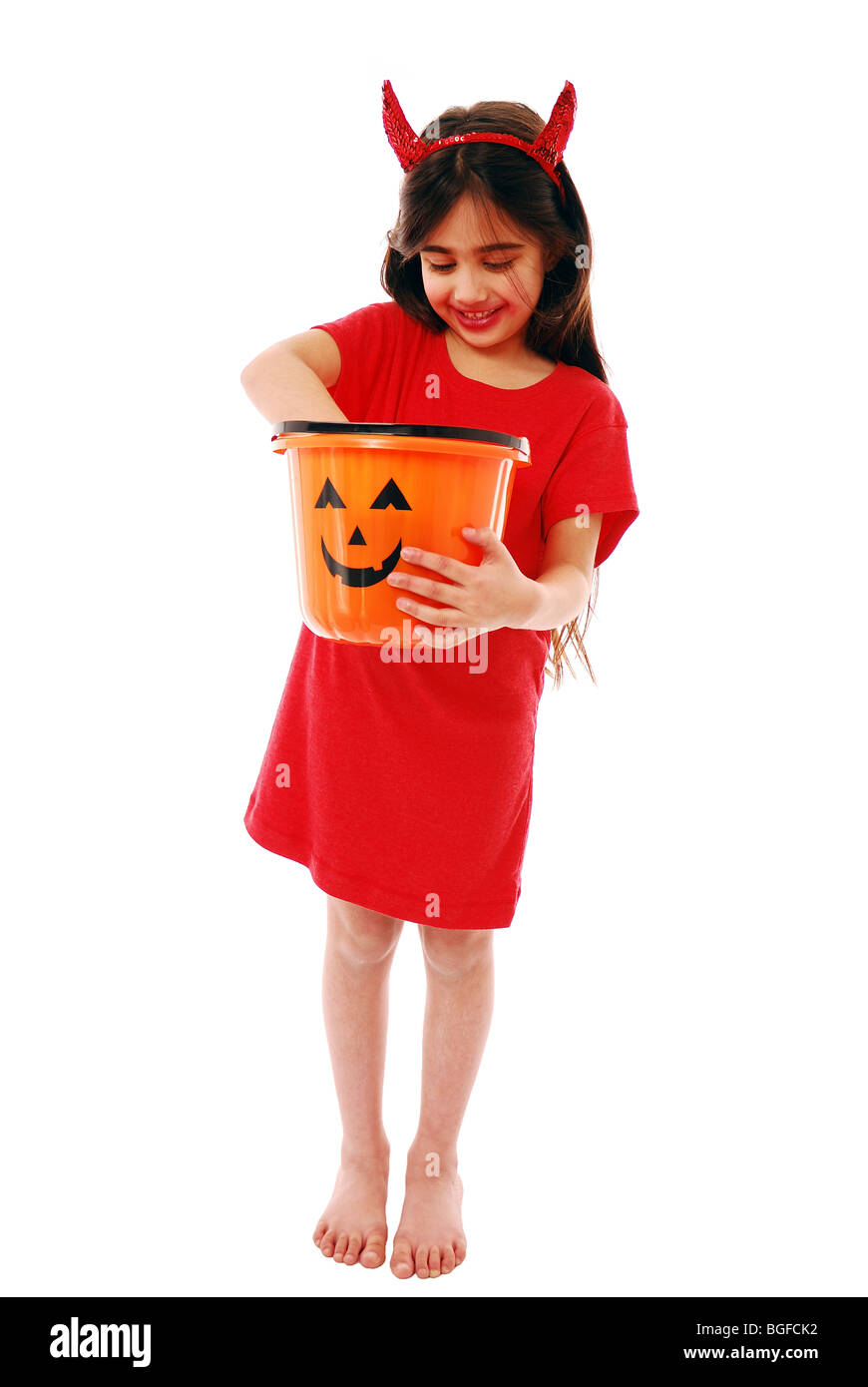 Young child dressed for Halloween Stock Photo - Alamy