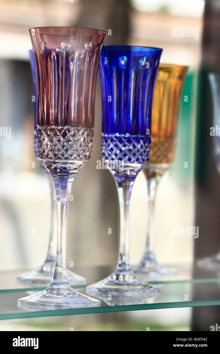 Glass souvenirs, Murano, Venice, Veneto, Italy Stock Photo