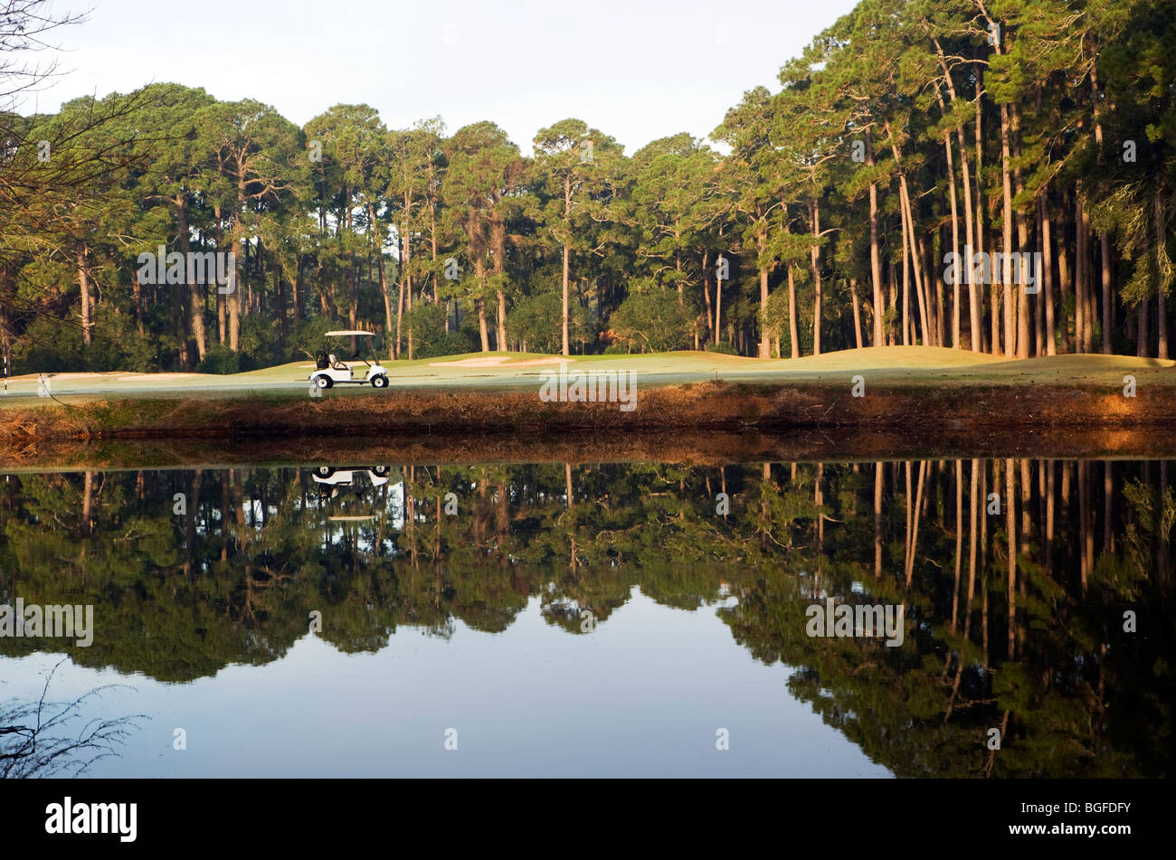 Golf course Jekyll Island, USA Stock Photo Alamy