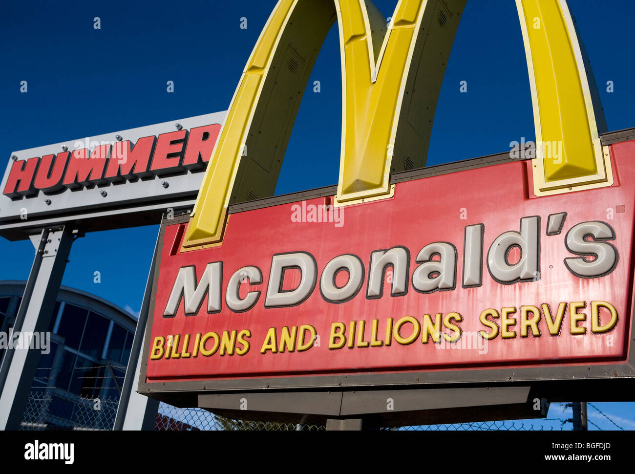 Mcdonalds sign usa hi-res stock photography and images - Alamy