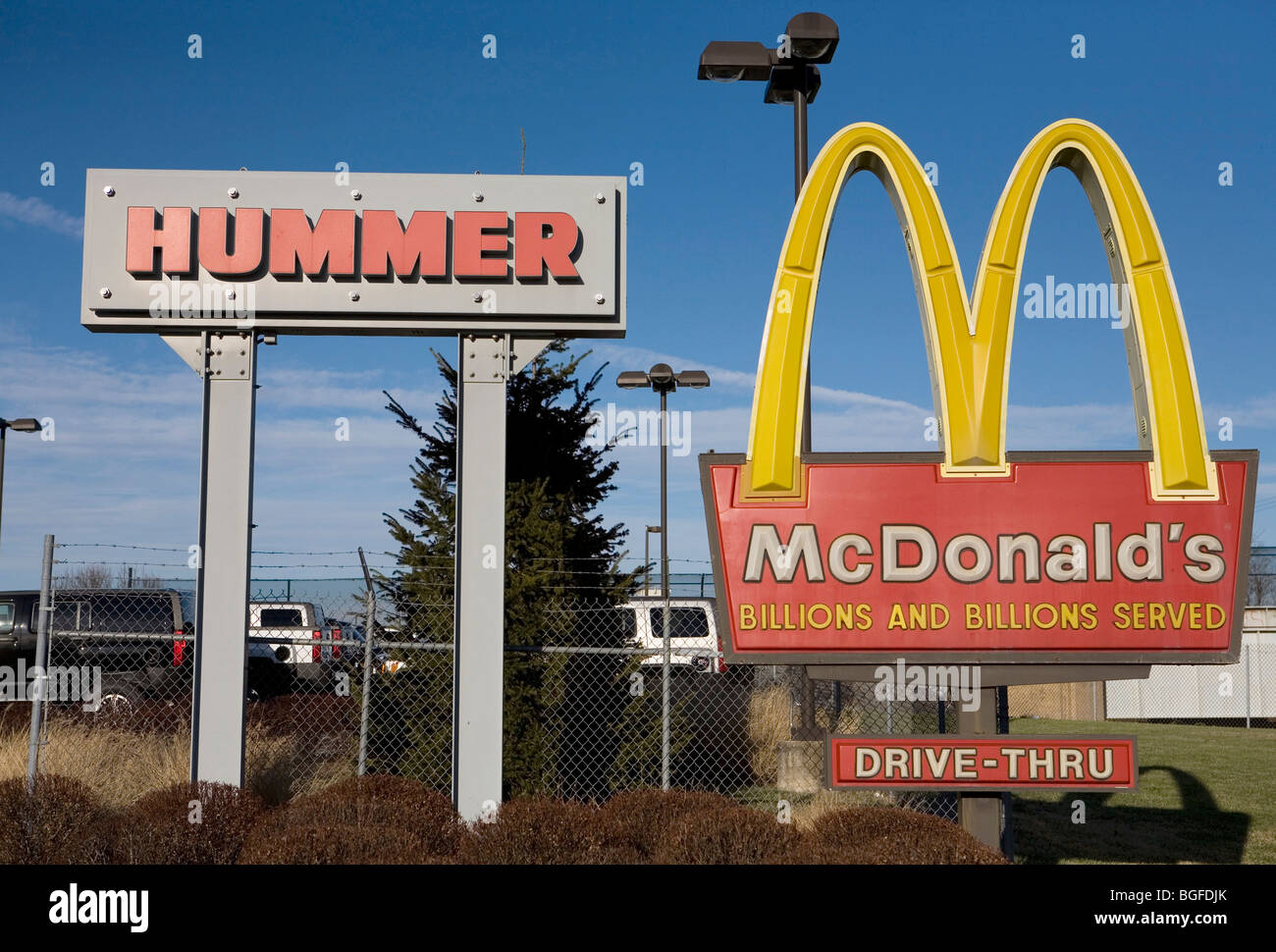 Mcdonalds sign usa hi-res stock photography and images - Alamy
